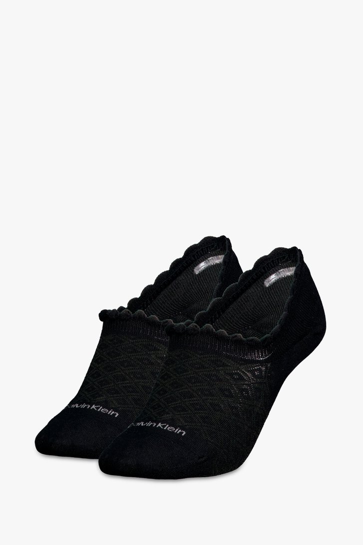 2 paar zwarte footies - one size van CALVI voor Dames