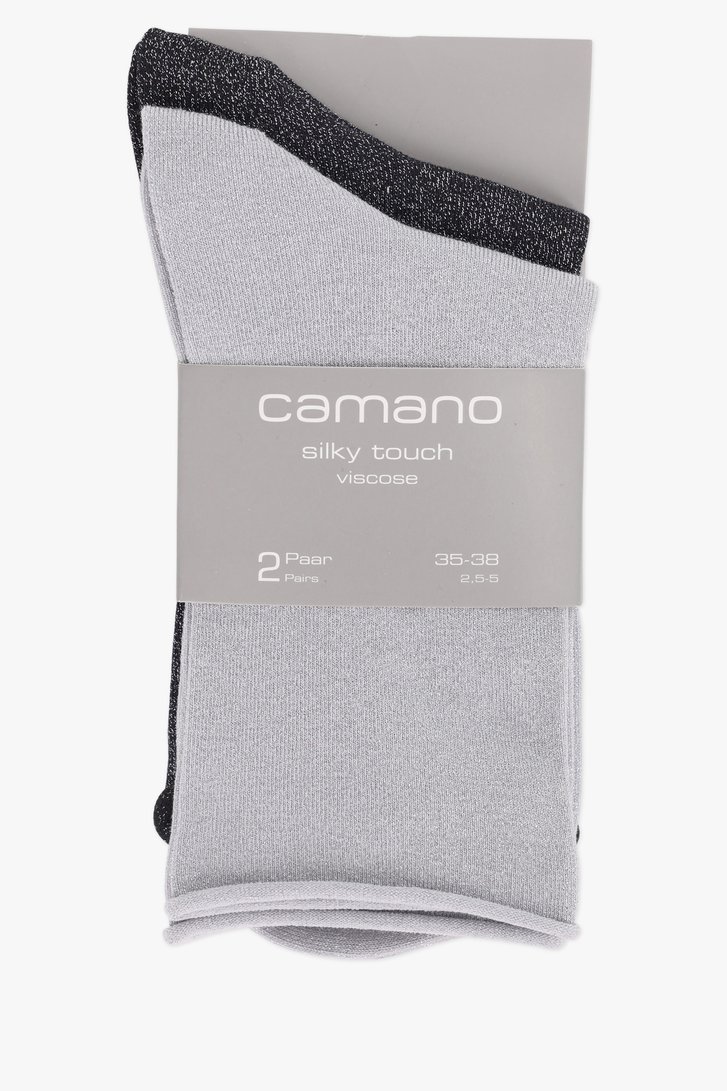 2 paires de chaussettes à paillettes de Camano pour Femmes