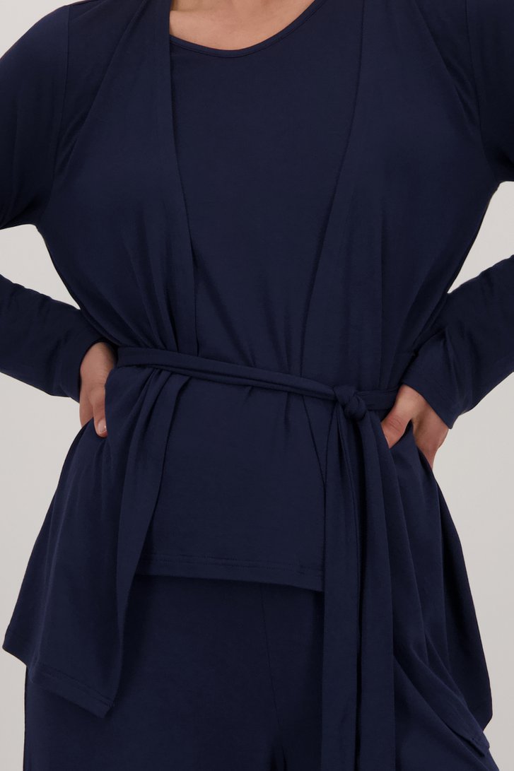 3-delige pyjamaset - donkerblauw van Liberty Island voor Dames