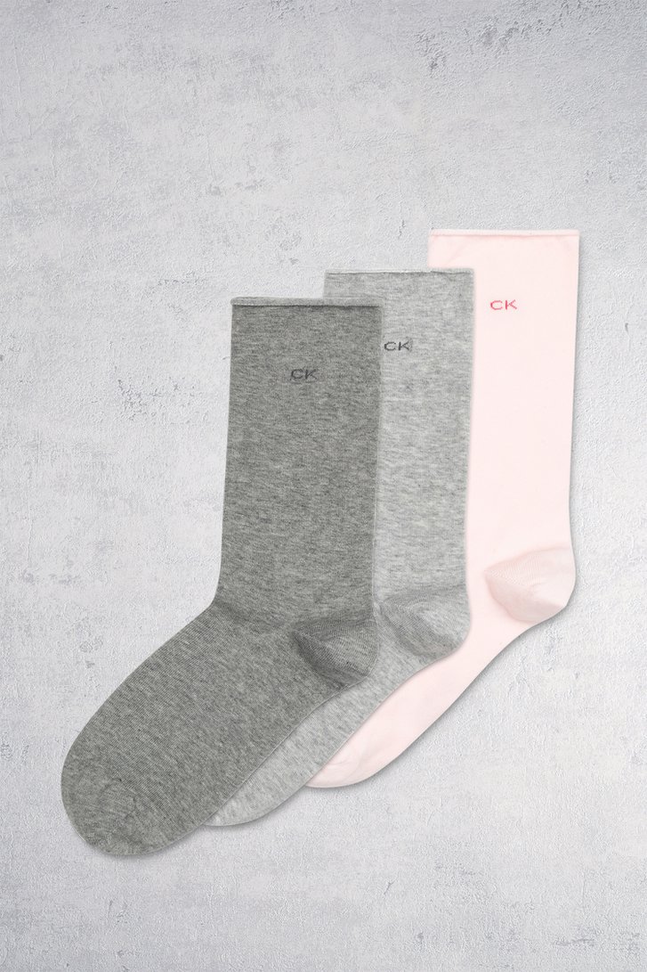 3 paar sokken - one size van Calvin Klein voor Dames