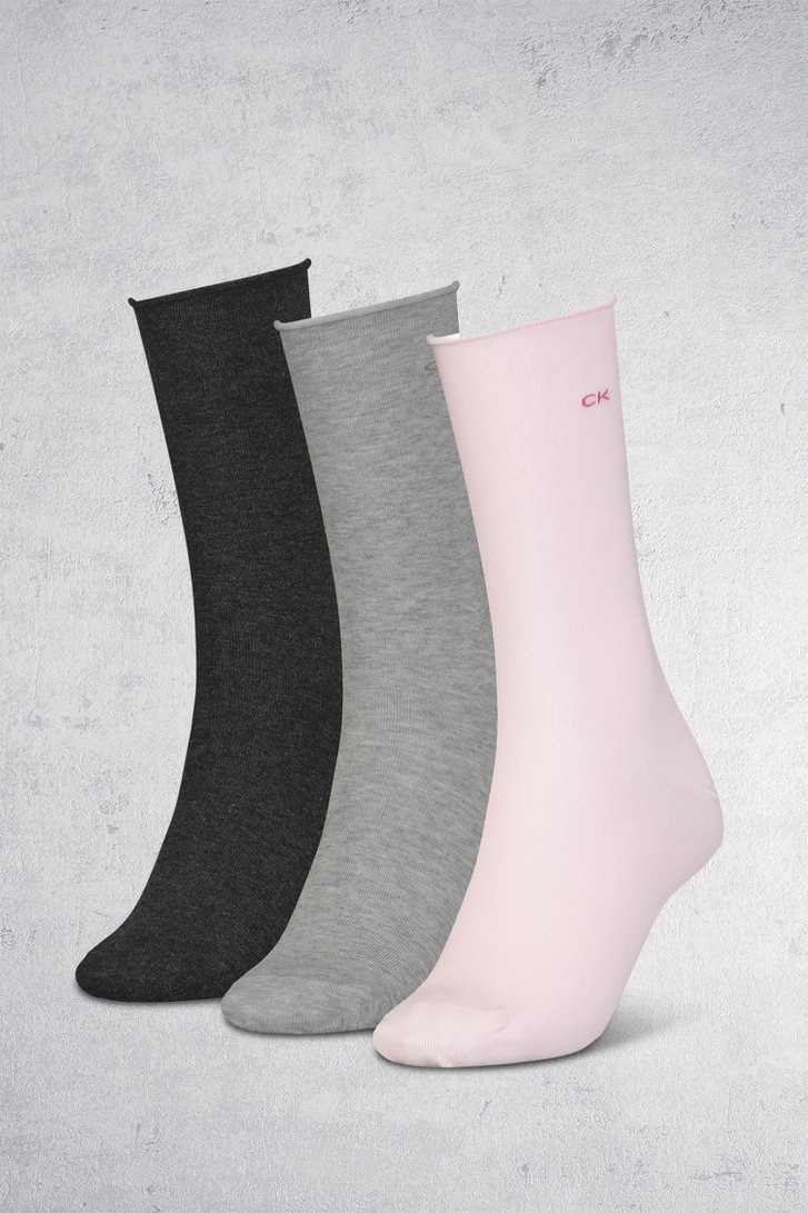 3 paar sokken - one size van Calvin Klein voor Dames