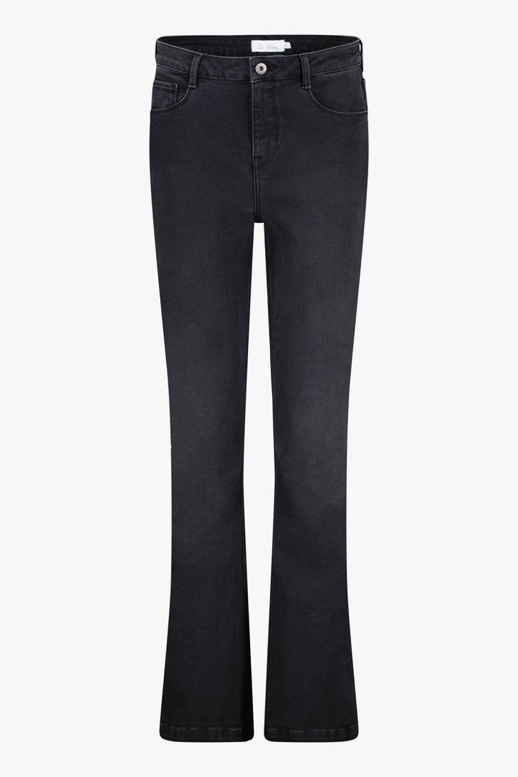 Antracietkleurige jeans - Billy - bootcut - L32 van Liberty Island Denim voor Dames