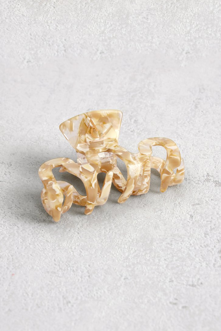 Photo produit 1 de Barrette beige effet marbré de AC by Annelien Coorevits pour Femmes