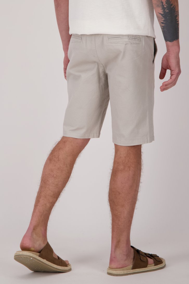 Beige bermuda met stroplint van Bluefields voor Heren