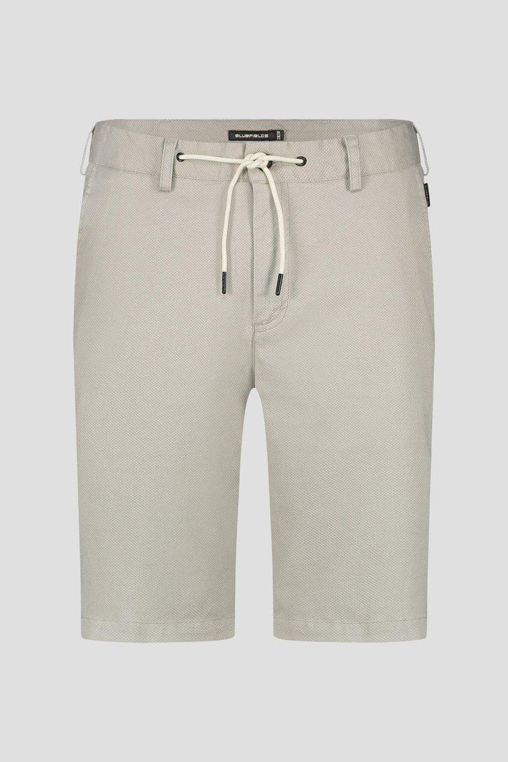 Beige bermuda met stroplint van Bluefields voor Heren