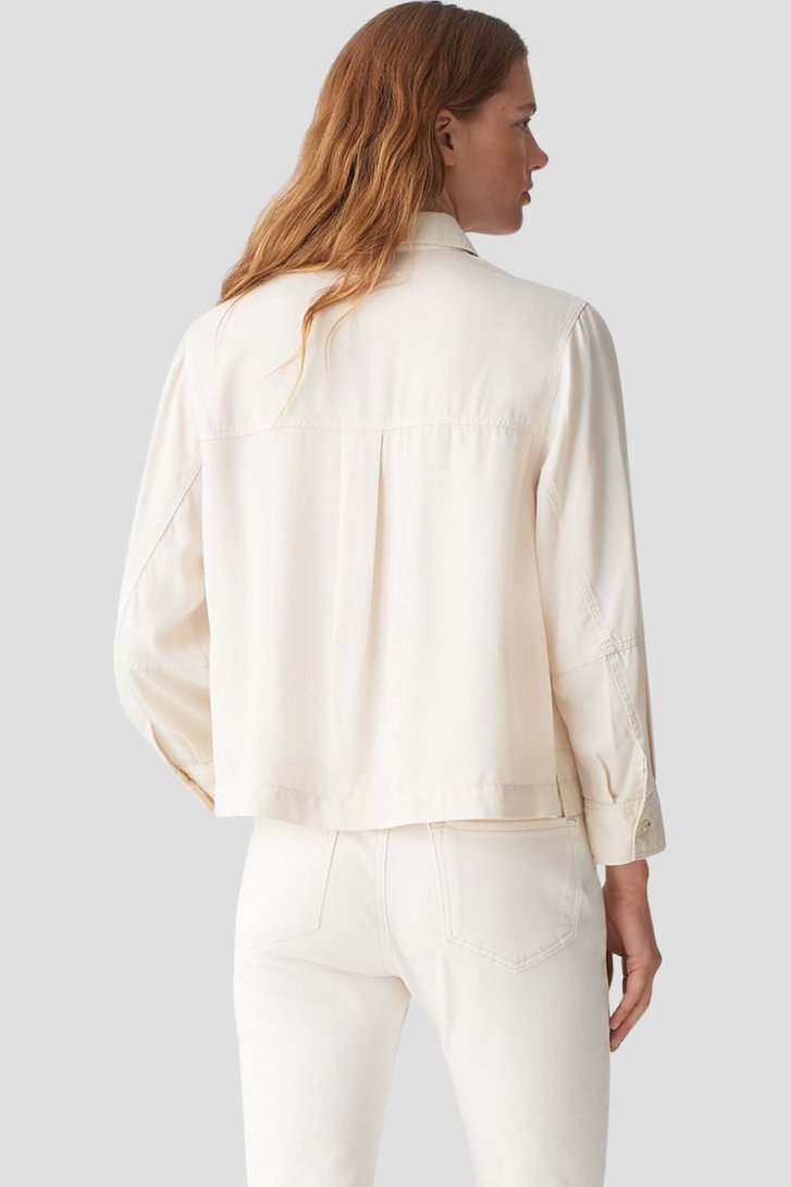 Beige blouse met borstzakken van Opus voor Dames