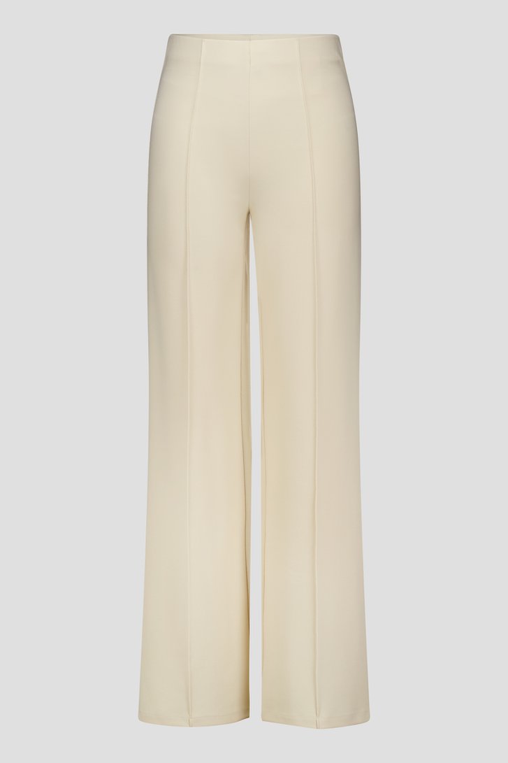 Beige broek met stretch van Liberty Island voor Dames