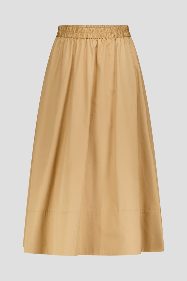 Productfoto 1 van Beige-bruine midirok door Libelle voor Dames