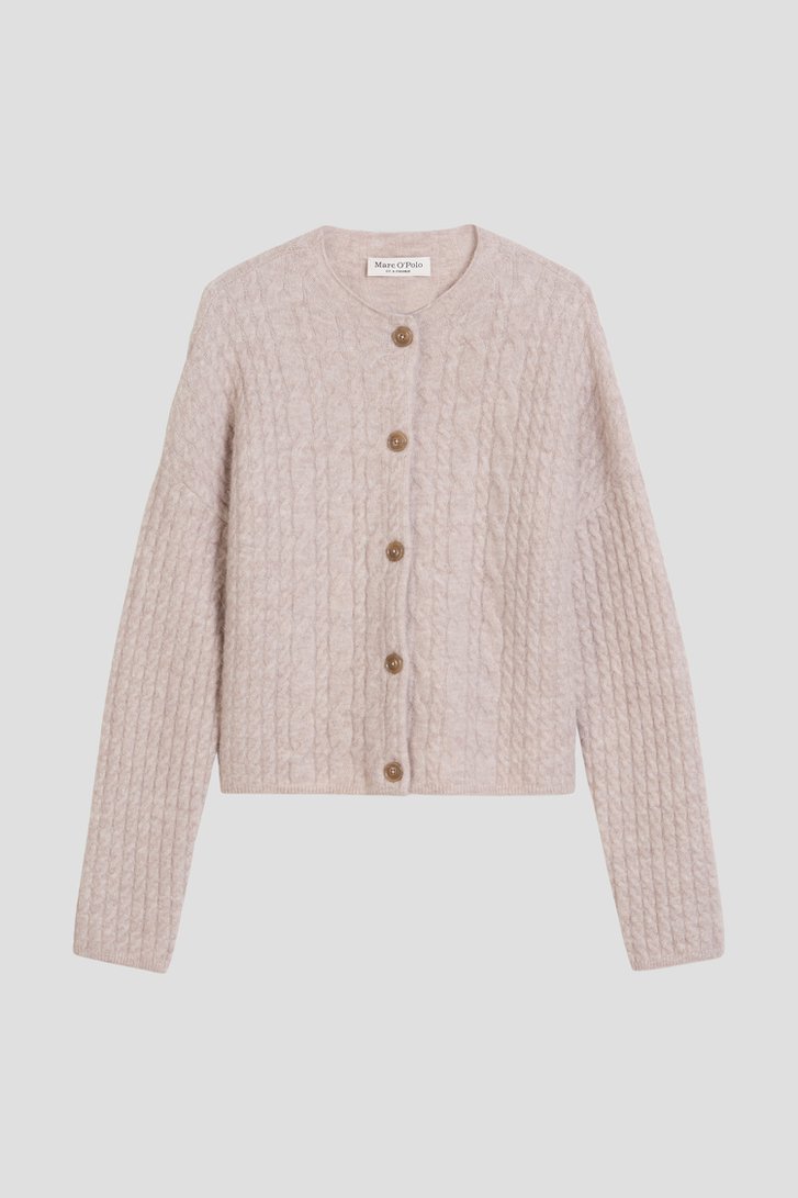 Productfoto 2 van Beige cardigan met knopen door Marc O'Polo voor Dames