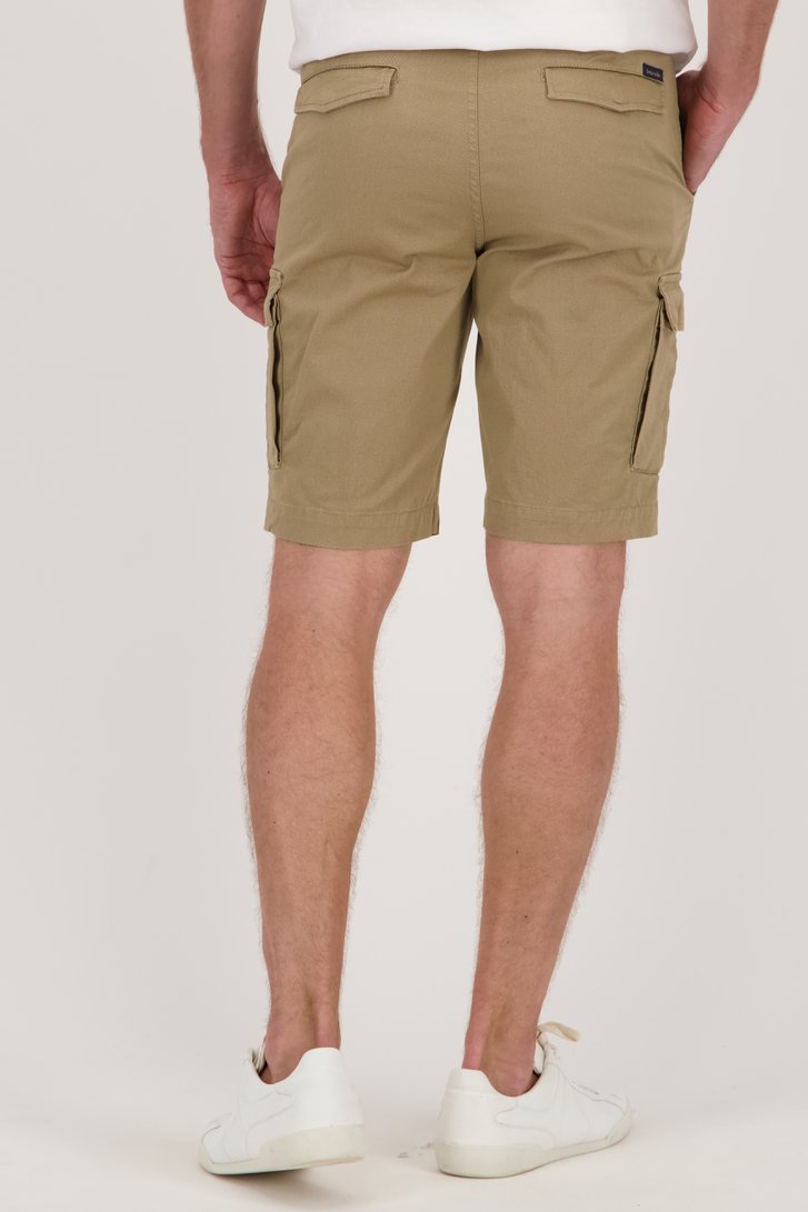 Beige cargo short van Brassville voor Heren