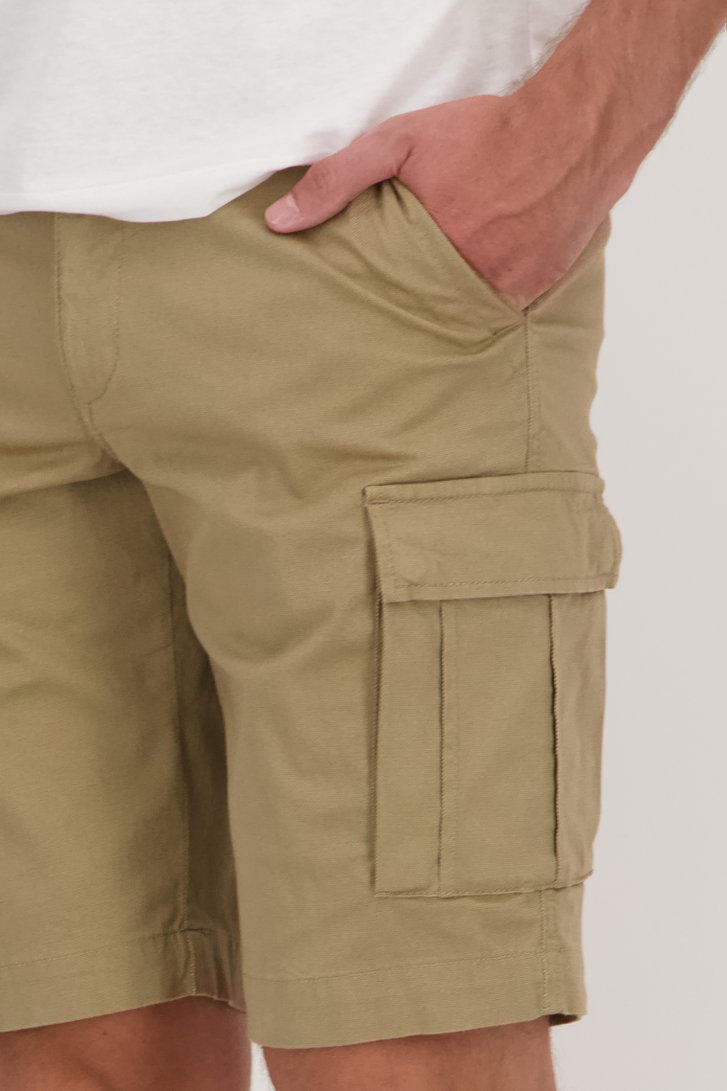 Beige cargo short van Brassville voor Heren
