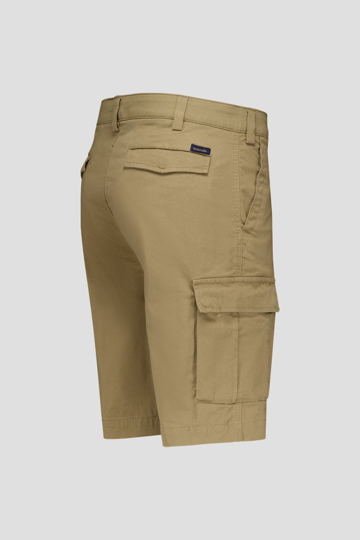 Beige cargo short van Brassville voor Heren