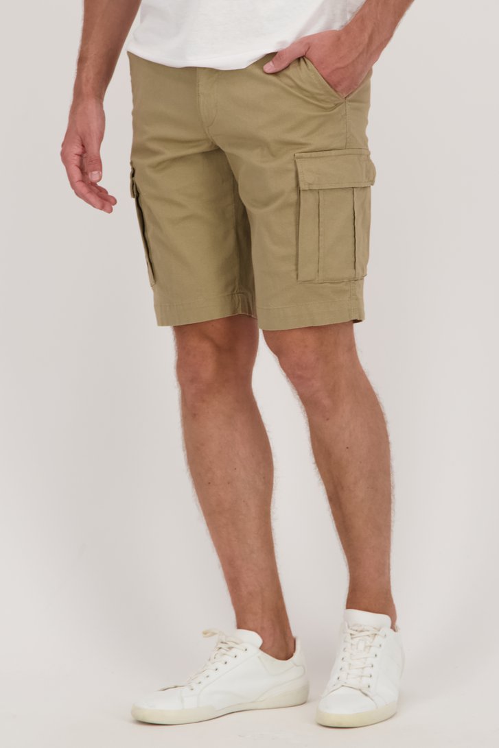 Beige cargo short van Brassville voor Heren