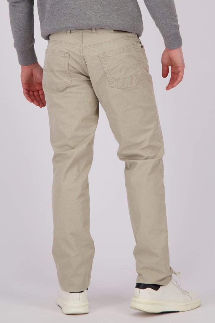 Beige chino - Jackson - Regular fit van Brassville voor Heren