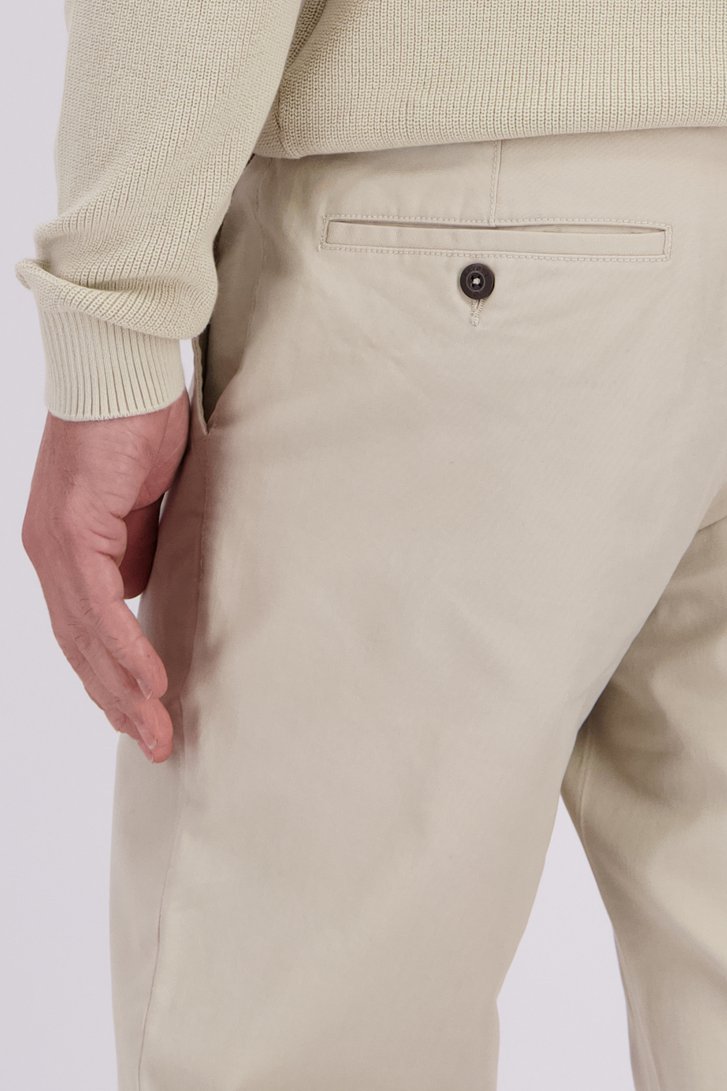 Detail van Beige chino door Liberty Island voor Heren