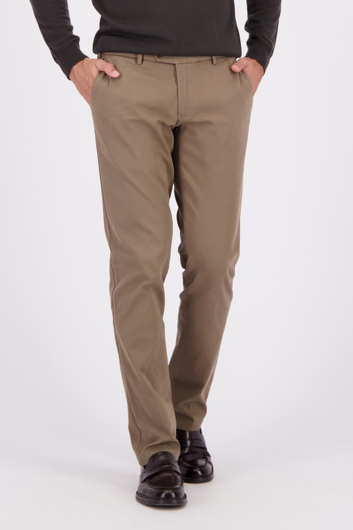 Voorkant van Beige chino - Louisiana - Regular fit door Brassville voor Heren