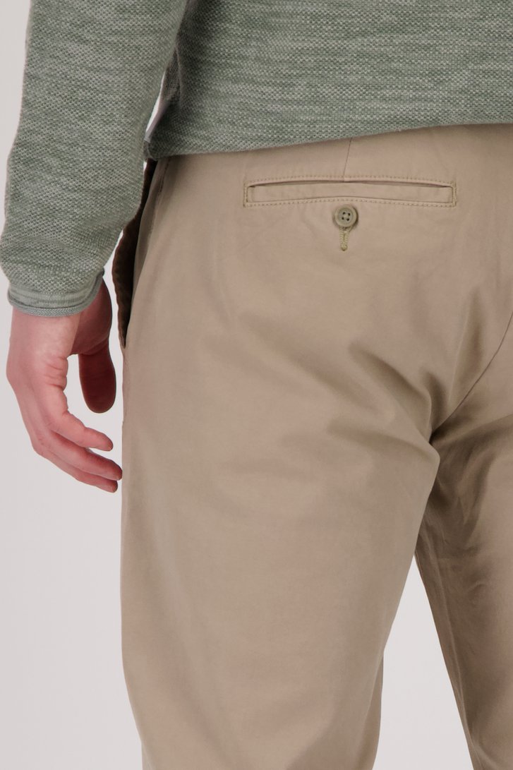 Beige chino met elastische taille en striklint van ONLY & SONS voor Heren
