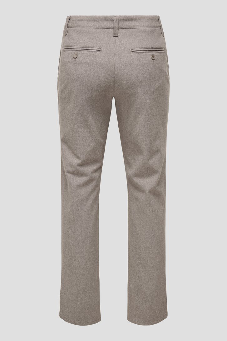 Productfoto 2 van Beige chino - Tapered fit  door Only & Sons voor Heren
