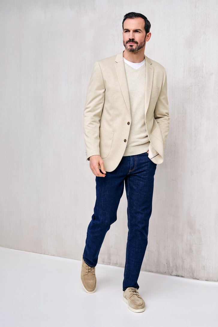 Beige clair avec col en V de Dansaert Blue pour Hommes
