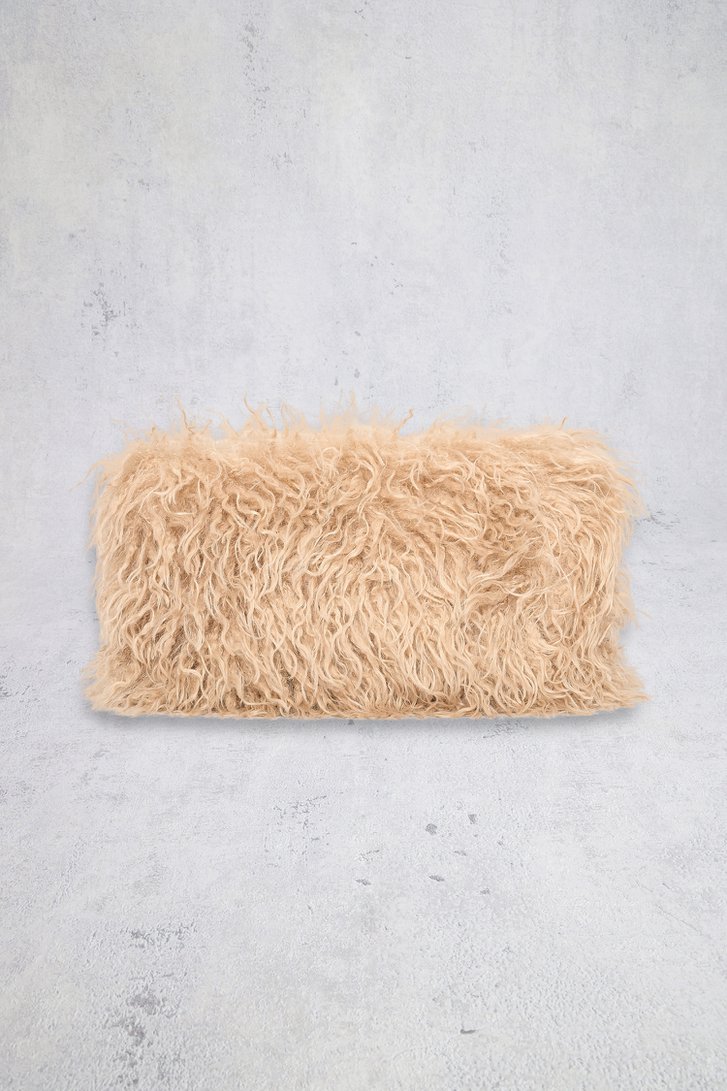 Productfoto 1 van Beige faux fur clutch door Bulaggi voor Dames
