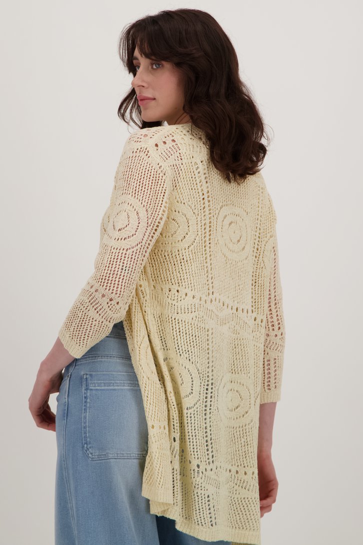Beige gehaakte cardigan van JDY voor Dames