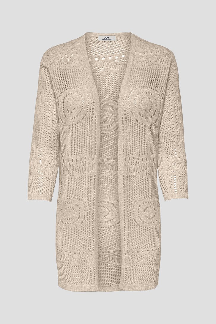 Beige gehaakte cardigan van JDY voor Dames