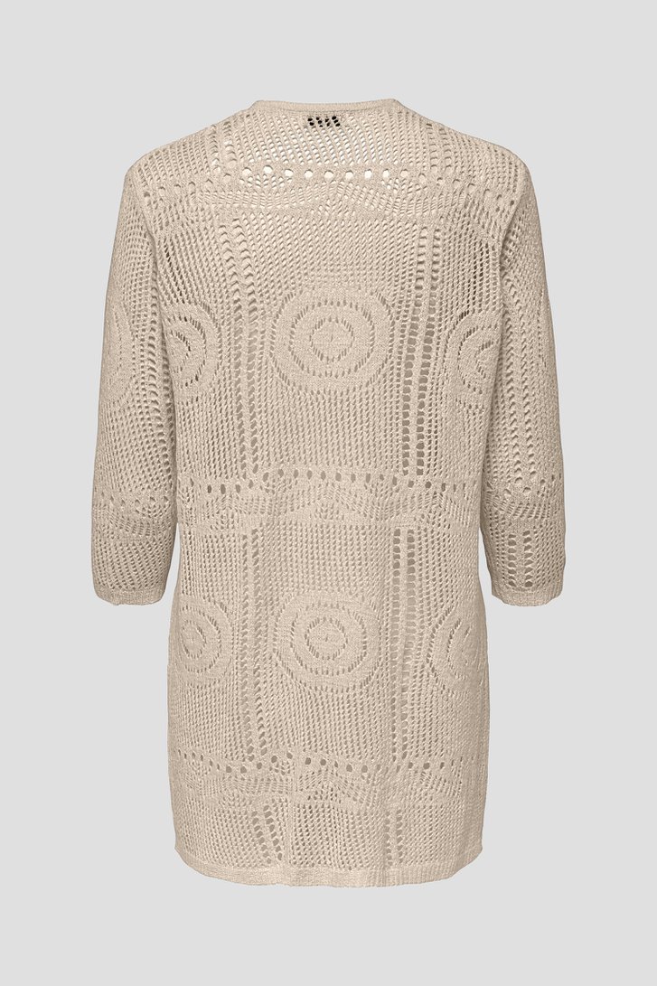 Beige gehaakte cardigan van JDY voor Dames