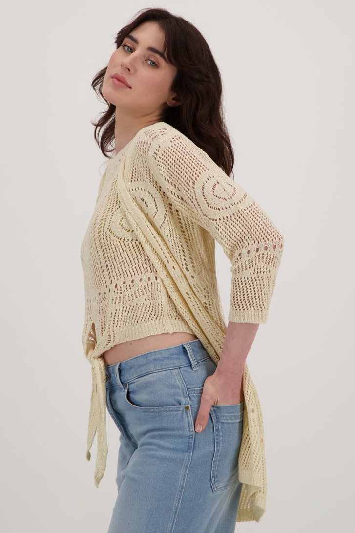 Beige gehaakte cardigan van JDY voor Dames
