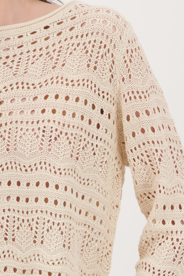 Beige gehaakte trui van JDY voor Dames