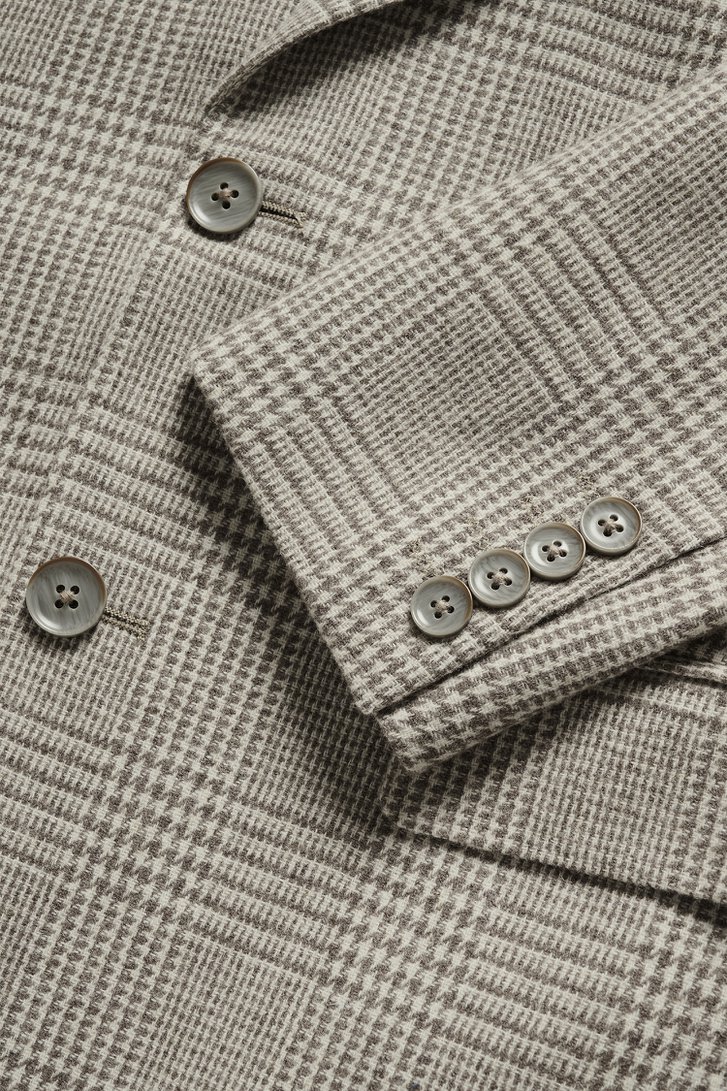 Productfoto 2 van Beige geruite blazer  door Matinique voor Heren