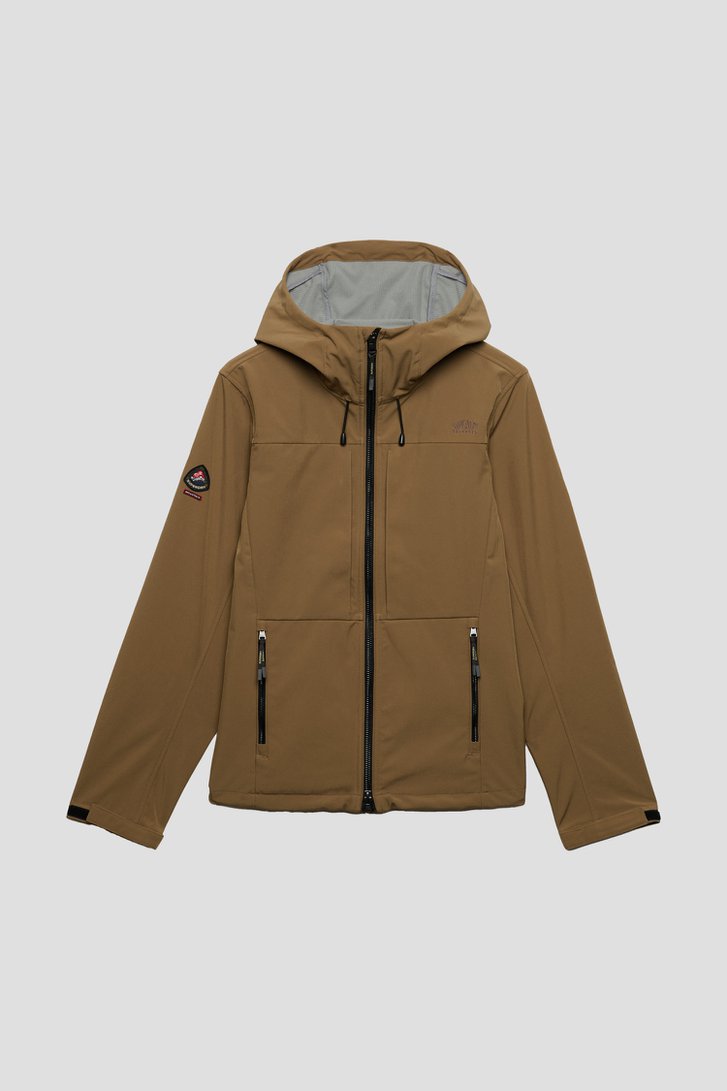 Productfoto 1 van Beige jas met kap door Superdry voor Heren