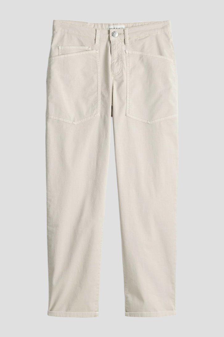 Productfoto 1 van Beige jeans met cargozakken door Opus pants voor Dames