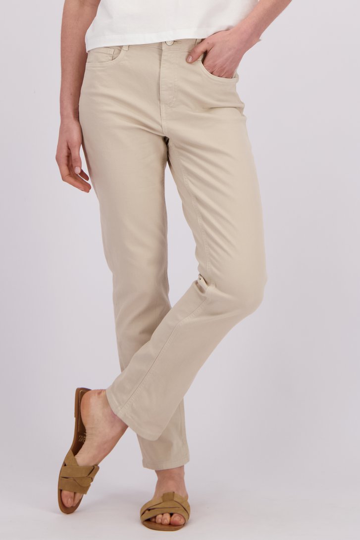 Productfoto 2 van Beige jeans - Tammy - Straight fit door Liberty Island Denim voor Dames