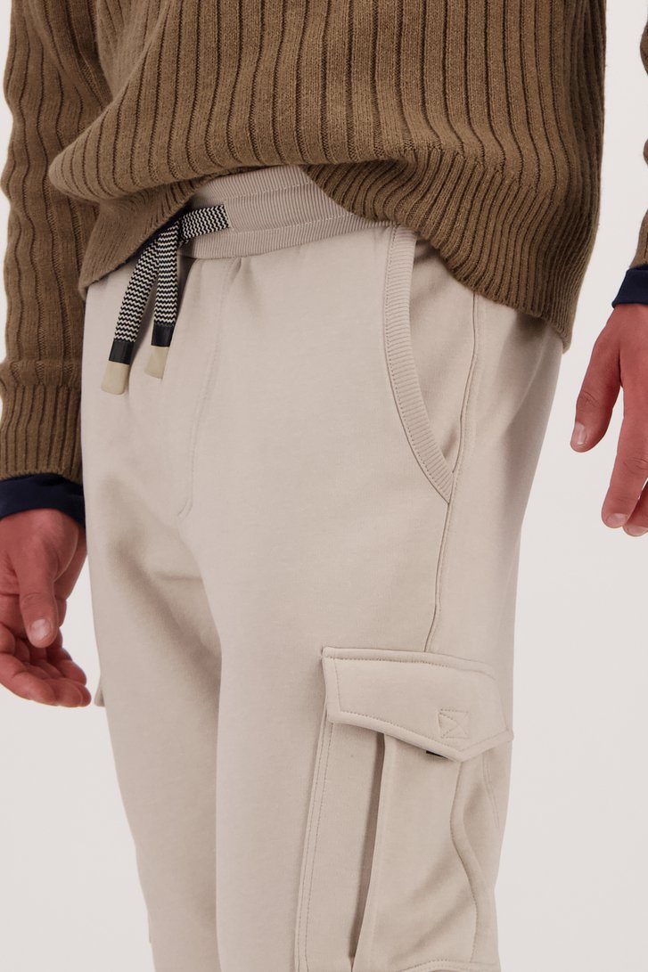 Beige joggingbroek - Collectie Metejoor van Ravøtt voor Heren