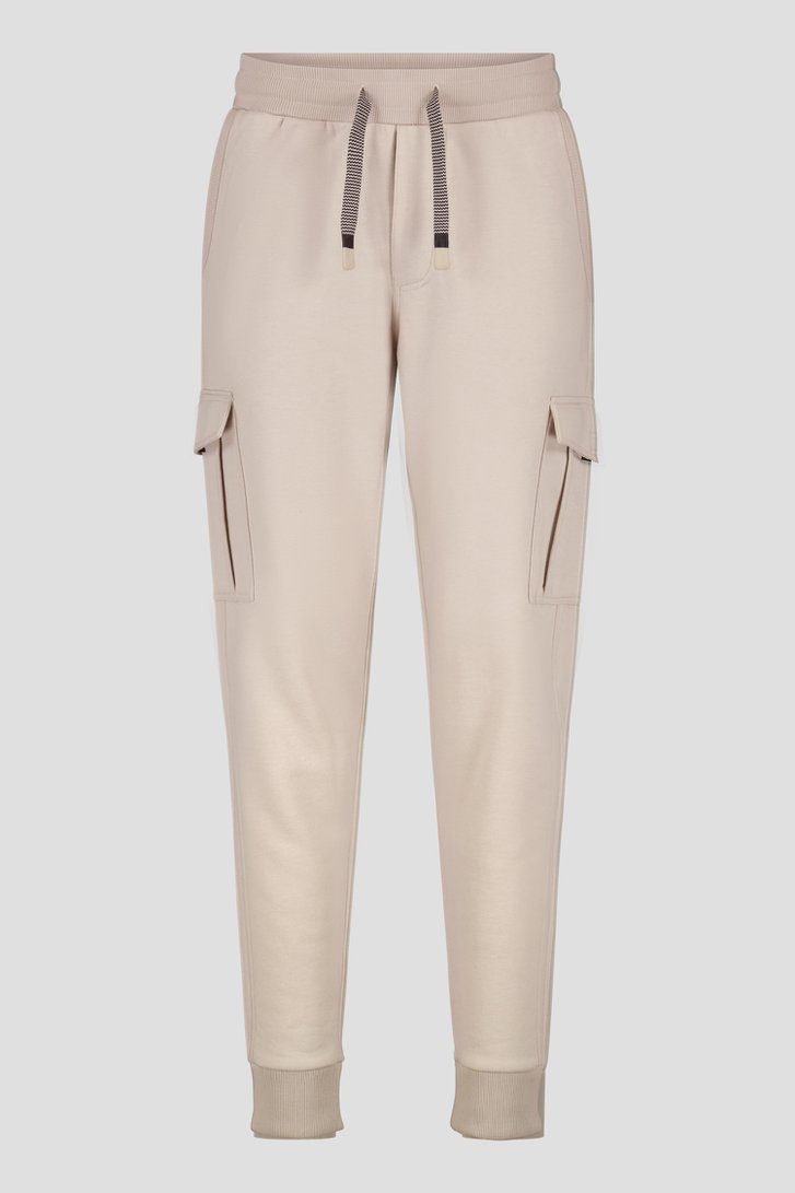 Beige joggingbroek - Collectie Metejoor van Ravøtt voor Heren
