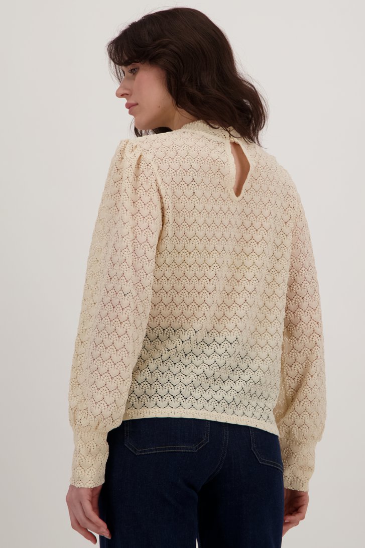 Beige kanten blouse van JDY voor Dames
