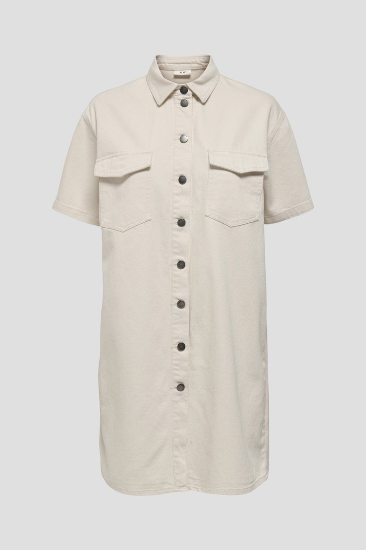 Beige kleedje met knopen van JDY voor Dames