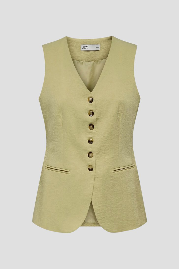 Productfoto 1 van Beige mouwloze blazer door JDY voor Dames