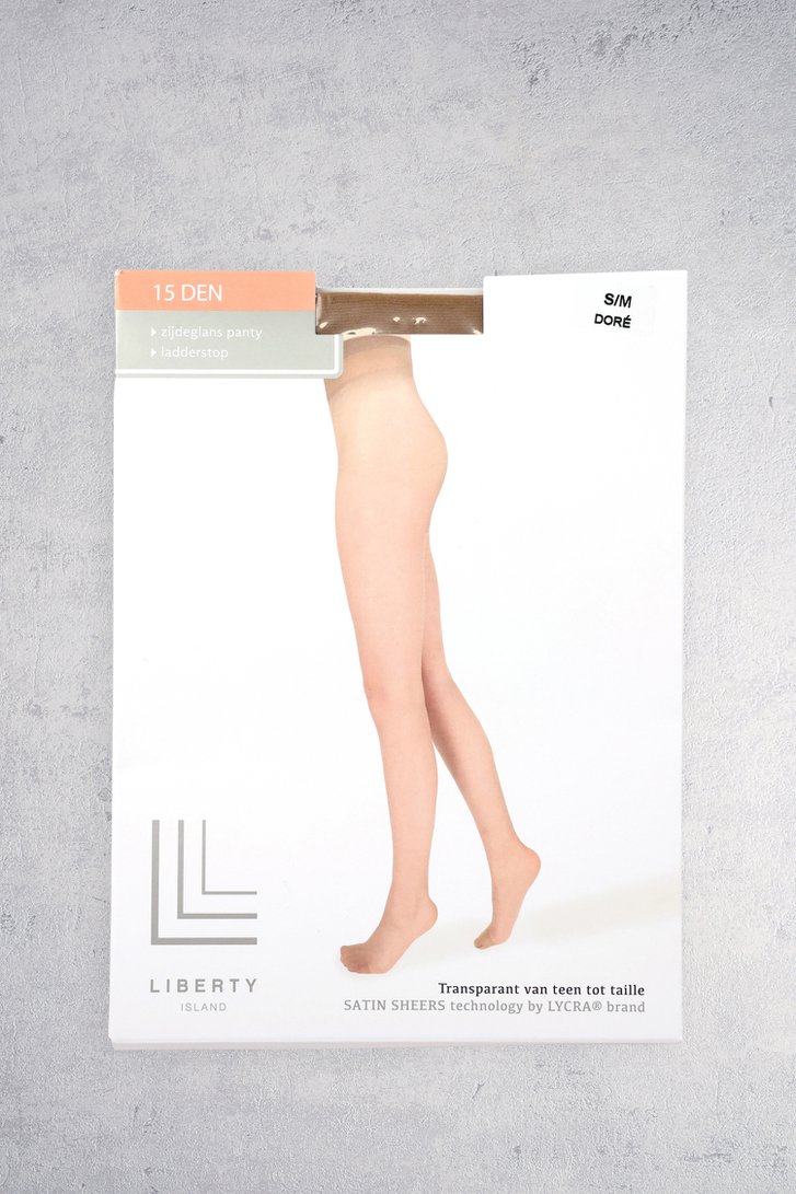 Productfoto 4 van Beige panty - 15 den door Liberty Island voor Dames