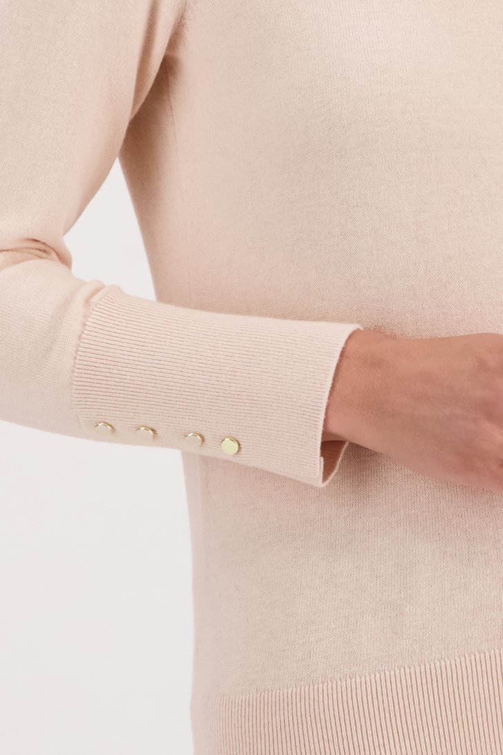 Beige/roze pull met lange mouwen van Liberty Island voor Dames