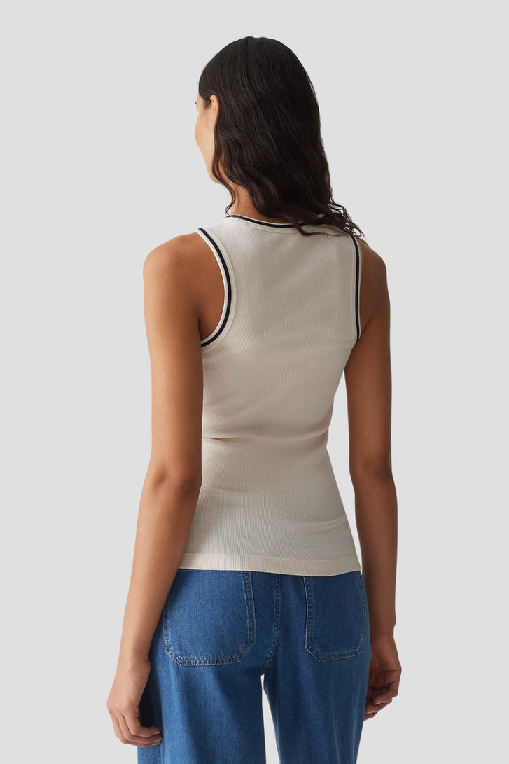 Beige top met brede schouderbandjes van Opus voor Dames