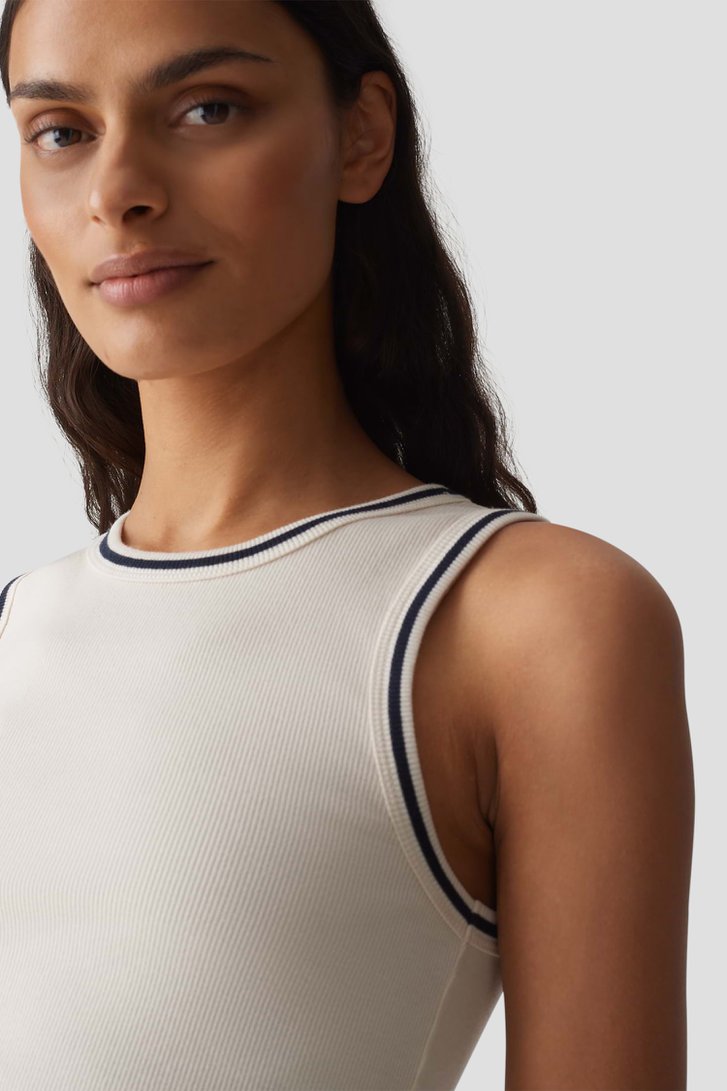 Beige top met brede schouderbandjes van Opus voor Dames