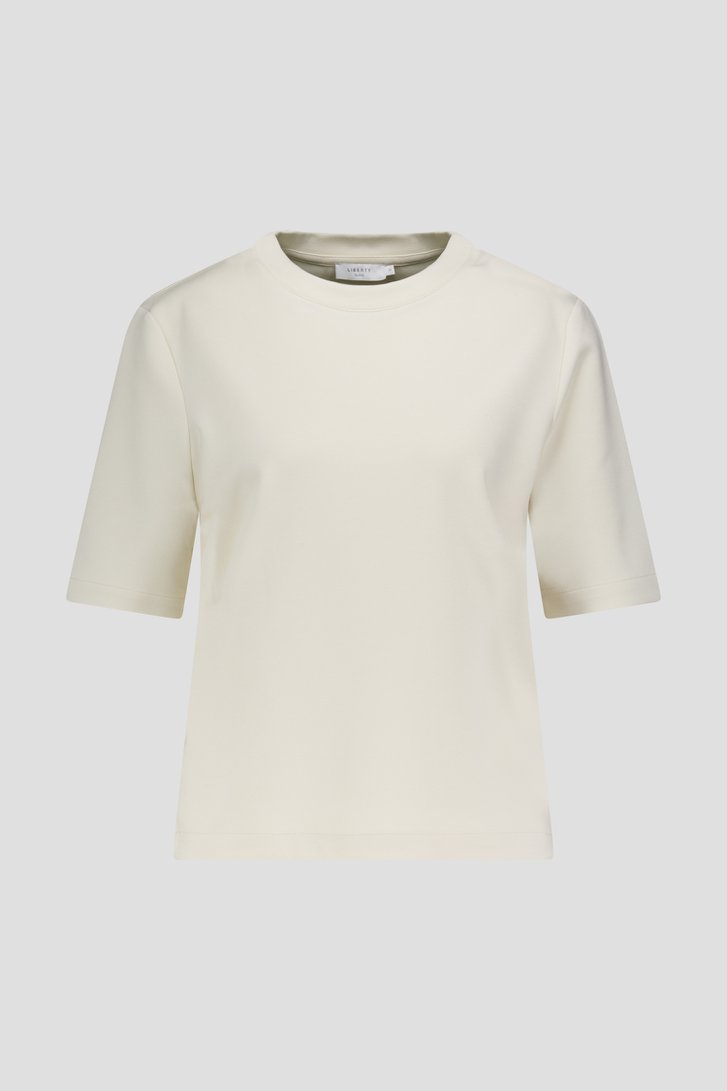 Productfoto 1 van Beige trui met korte mouwen door Liberty Island voor Dames