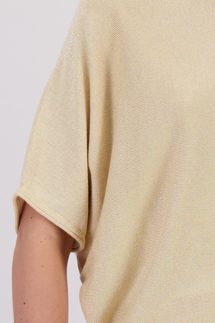 Beige trui met korte vleermuismouwen van D'Auvry voor Dames