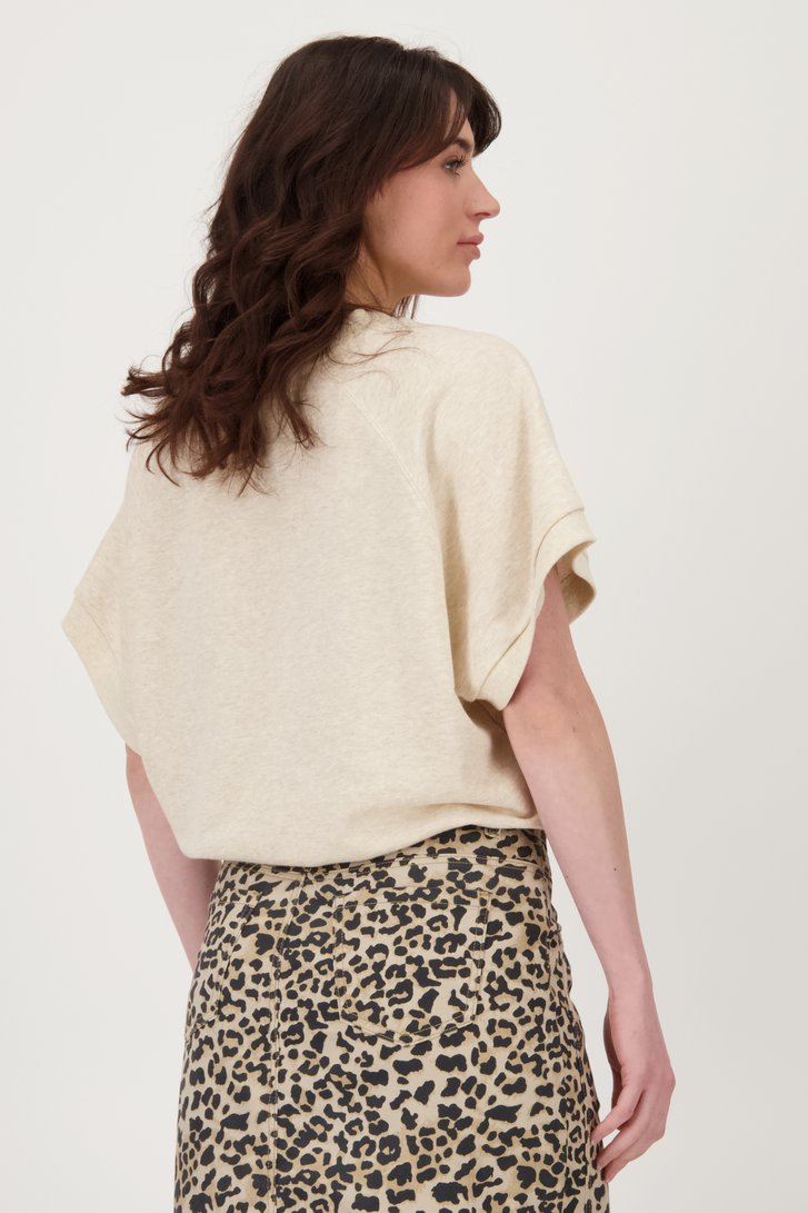 Beige truitje met aangesneden mouwen van Geisha voor Dames