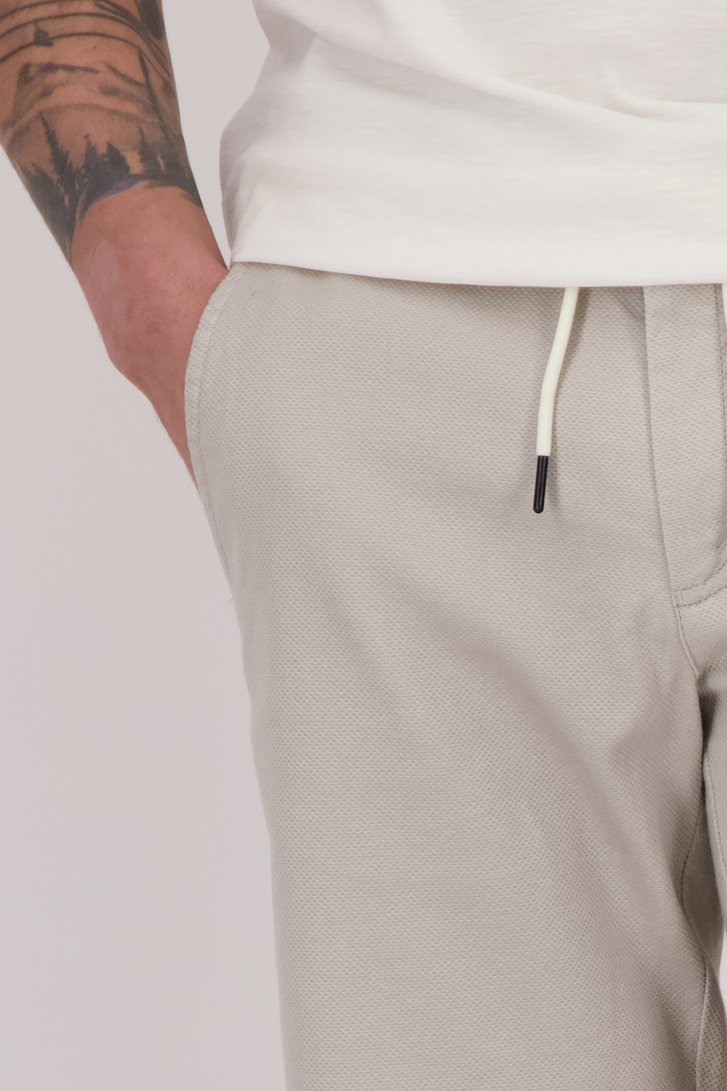 Bermuda beige avec ruban de paille de Bluefields pour Hommes