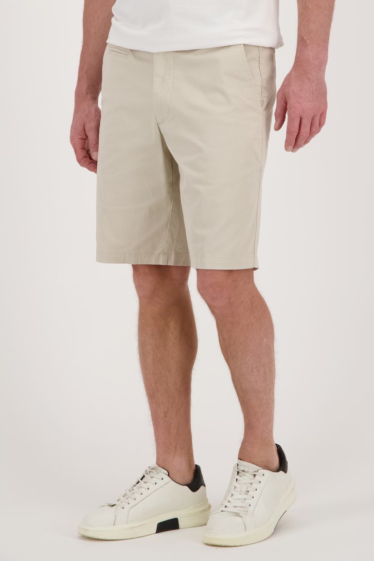 Le devant de Bermuda beige clair de Liberty Island pour Hommes