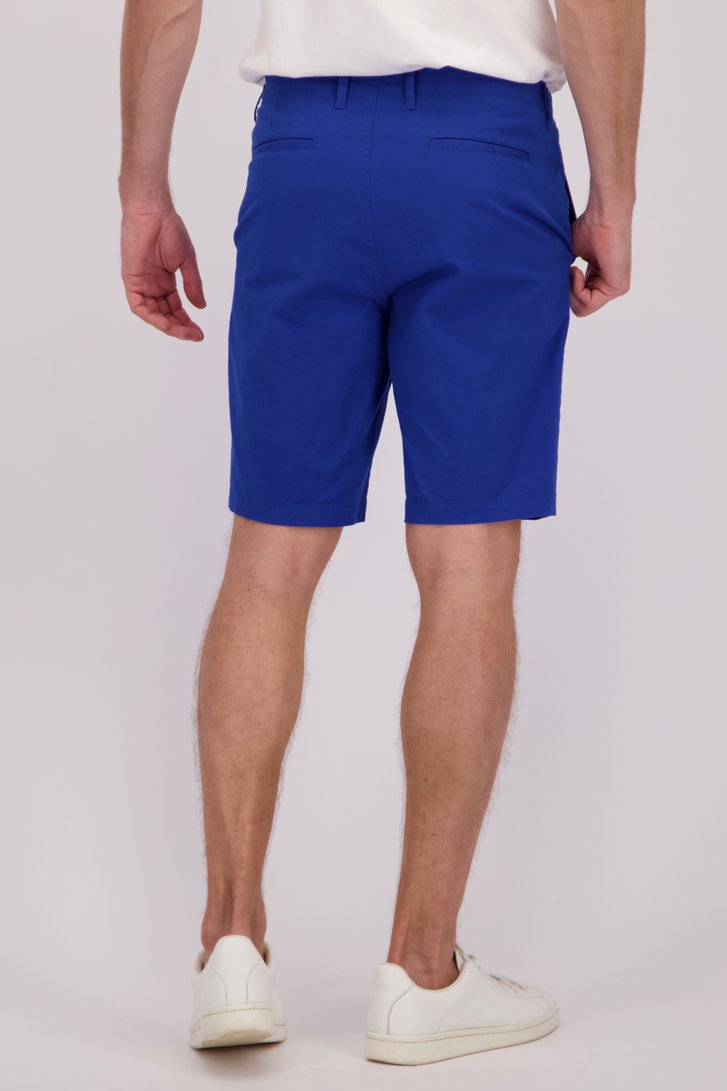 Bermuda bleu en coton stretch de Dansaert Blue pour Hommes