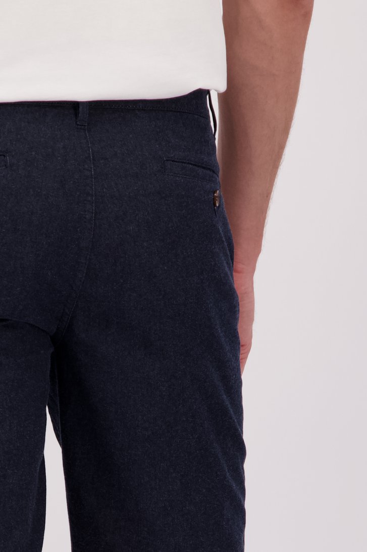 Bermuda bleu foncé effet denim de Brassville pour Hommes