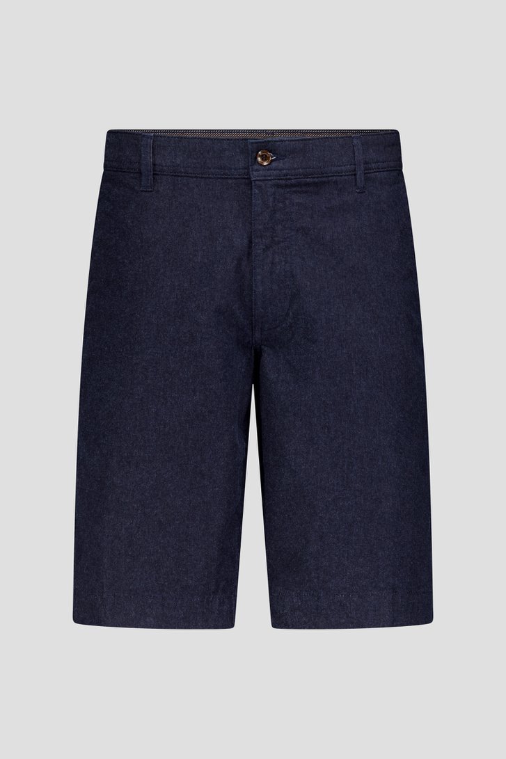 Bermuda bleu foncé effet denim de Brassville pour Hommes